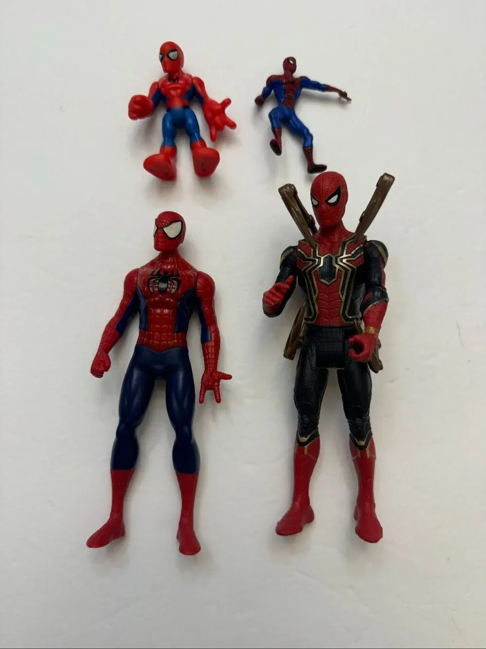 Spiderman Lot of 4 Action Figures including Iron Spider